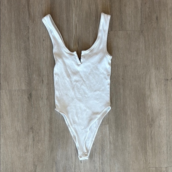 Zara Tops - Zara White Tank Top Bodysuit